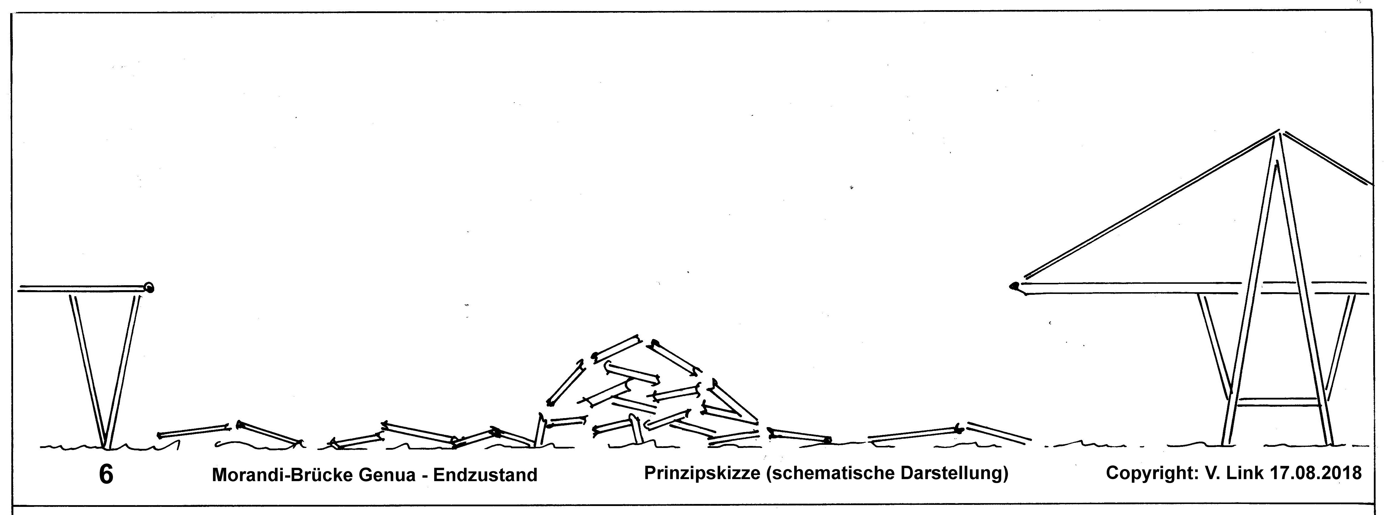 Morandi-Brücke - Endzustand